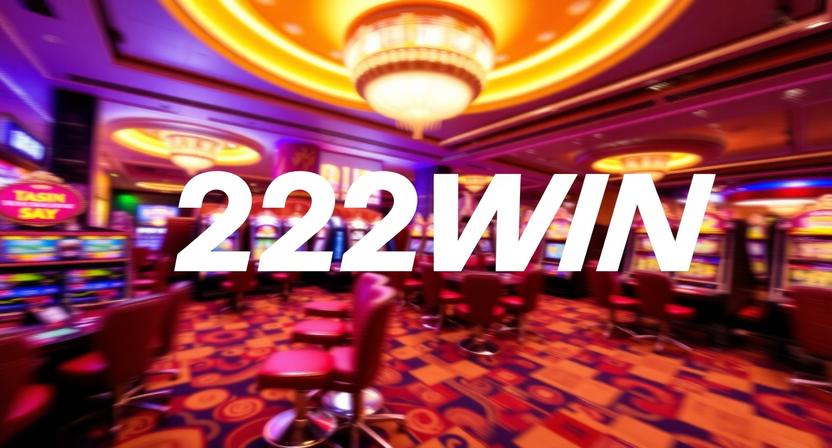 Variety of slot machines available on 222WIN